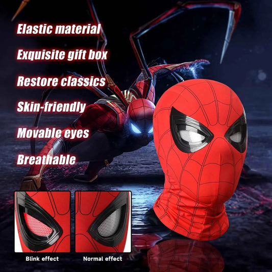SpiderMan Superhero Launcher Spiderman mask Halloween Cosplay Spider-Man Launcher Suction Cup Ejection Christmas Birthday Gift