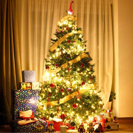 Christmas Decor Lights for Home Village 2024 24V LED String 20m 30m Fairy Garland for Chrismas Tree Country Yard Garden Wedding