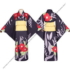 Anime Tamayo Cosplay Costume Kimetsu No Yaiba Wig Kimono Shoes