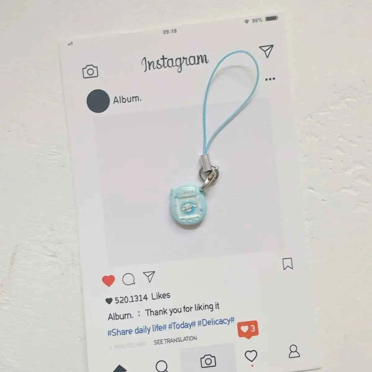 Cute Handmade Mini Tamagotchi Alloy Pendant Mobile Phone Pendant Cartoon Simulation Tamagotchi Pendant Keychain