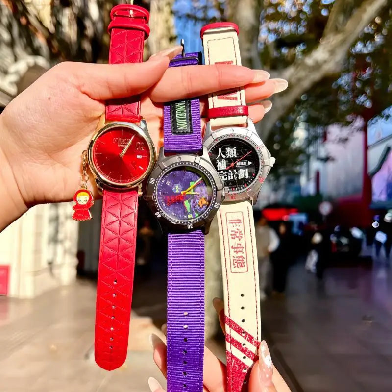 Original Boxfun Eva Evangelion The Final Mission Series Wrist Watch Blind Box Asuka Anime Peripheral Ornament Birthday Gifts Toy
