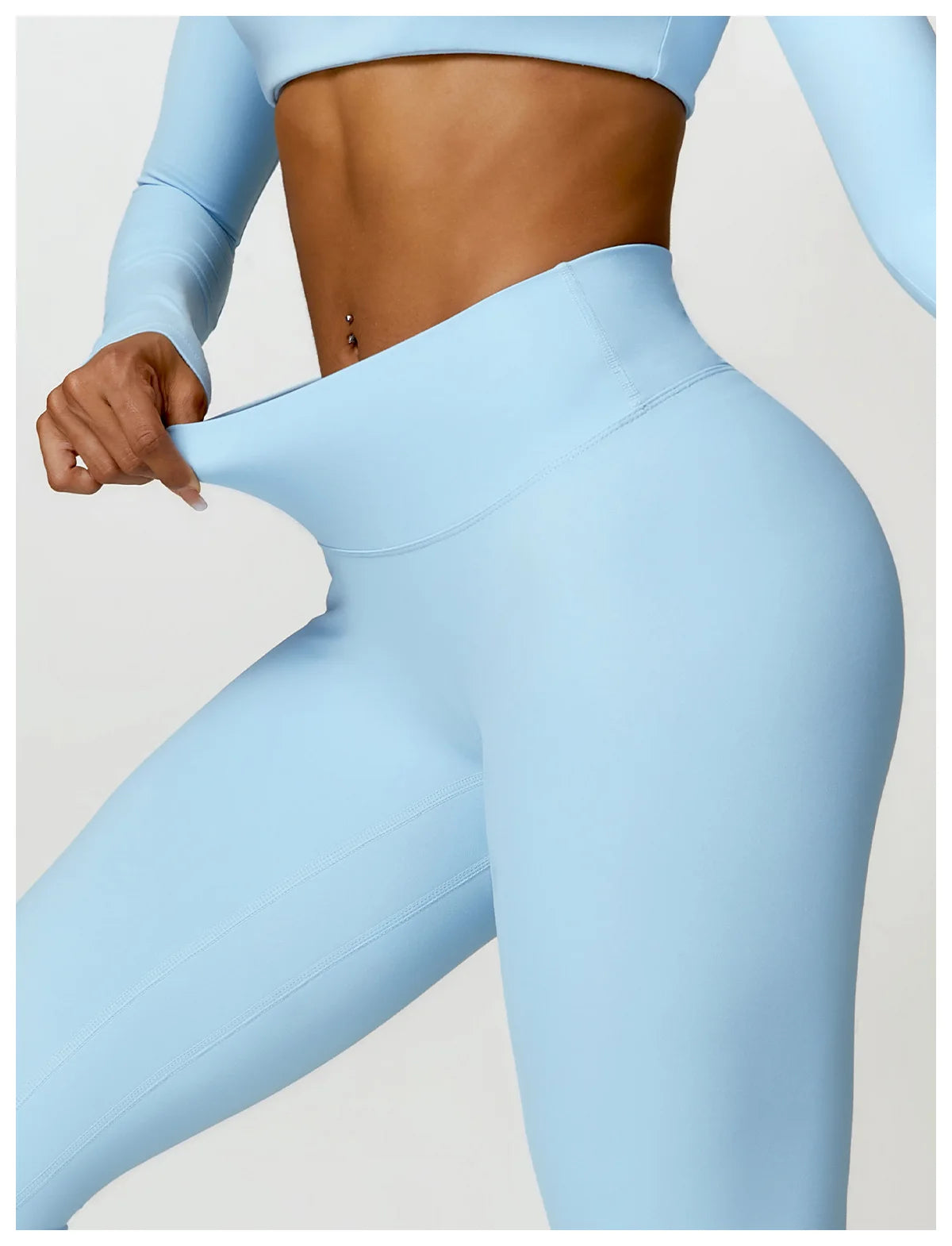 2PCS Yoga Suit Sports Set Women Quick-Drying Gym Set Women Tracksuit Running Workout Long Sleeve Sports Shirt Yoga Clothing SS69