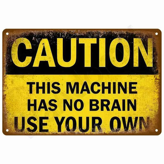 Vintage Tin Sign Home Decor Items Wall Decor Art Wall Mural Room Decoration Items Decor Men Retro Metal Sign Plate Bar Posters