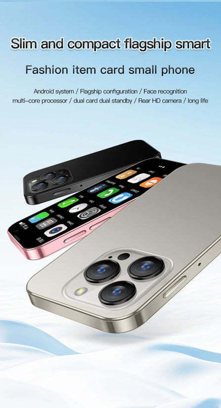 SERVO 16SE Mini Smartphone 16GB ROM Android 9.0 Wifi Dual SIM Standby Play Store 3G WCDMA 3.0