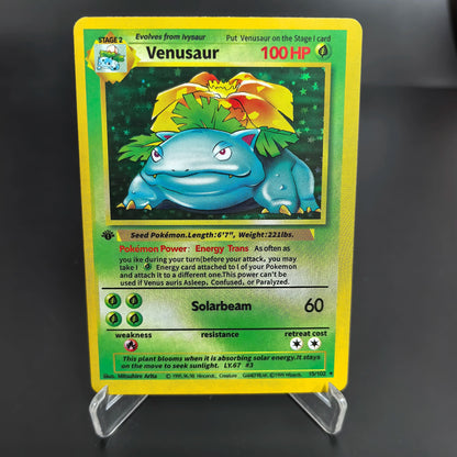 1996 First Generation Pokemon Trading Cards Rare Edition with Charizard  Mewtwo Venusaur Blastoise Classic Game Anime Gift Toys SS69 9.69 ZZXXK-1Pcs-10