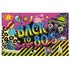 Back To 80'S Backdrop Graffiti Hip Pop Party Disco Music Photo Background Banner Graffiti Back To The 80’S Party Decorations SS69 10.69 B