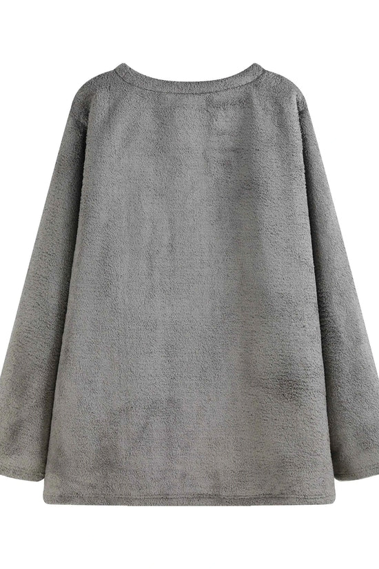 Women Plus Size Woven Sweater