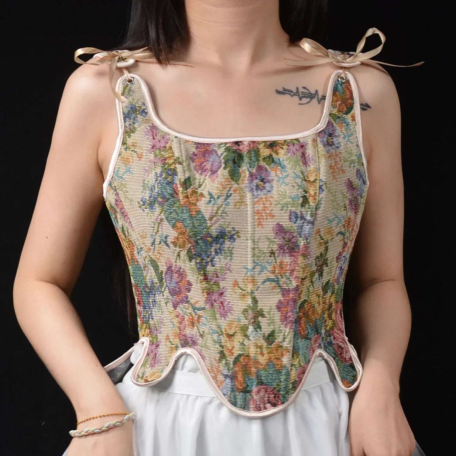 VISIVANEC Lolita Corset Tank Top Women's Slimming Bustier