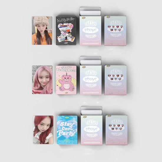 50 Cards / Set Stayc New Album Laser Card Lomo Card Girl Group Print Photo Card Beautiful Photo Fan Girl Gift Small Card Kpop SS69