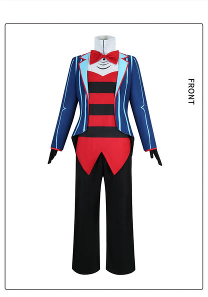 Vox Cosplay Costume Set - Hazbin Hotel Anime Uniform Coat and Pants