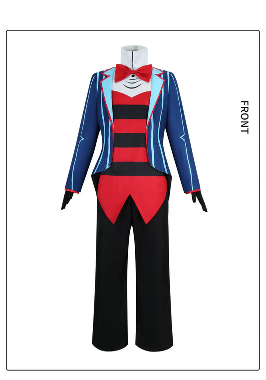 Vox Cosplay Costume Set - Hazbin Hotel Anime Uniform Coat and Pants