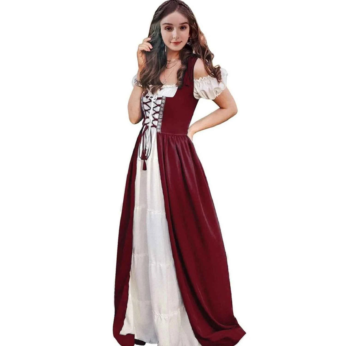 Medieval Renaissance Drama Dance Costume Halloween Girdle Cos Dress Halloween Costumes for Women Dress Love Live Cosplay