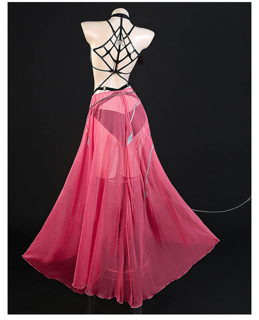 Kafka Honkai Star Rail Cosplay Swimsuit Set - Polyester Knit Summer Outfit