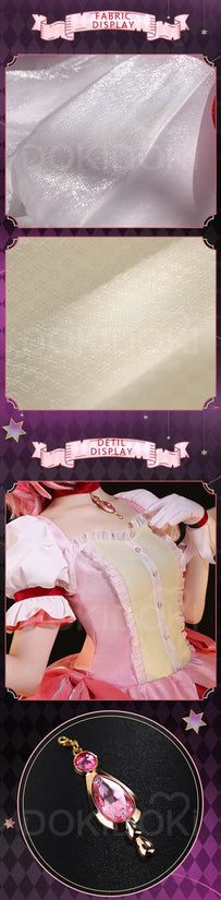 IN STOCK Madoka Cosplay Anime【S-XXL】DokiDoki-SR Kanamee Madoka Cosplay Costume Plus Size SS69