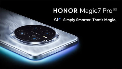 HONOR Magic7 Pro Global Version 5G AI Smartphone Snapdragon 8 Elite 6.8''120Hz OLED Screen 200MP Cameras 100W Charge Magic 7 Pro SS69