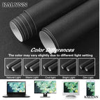 Waterpoof Matte Wallpaper Black Vinyl Self-Adhesive Stickers for Wall Furniture Livingroom Contact Paper Home Decor