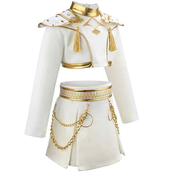 Kpop Demon Hunter Costume Rumi Halloween Cosplay Hot Girls Show Costume Black Shiny Set Halloween Girls Anime  clothing