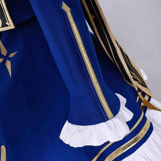 Honkai Star Rail HSR Fate Saber Cosplay Costume Wig Women Halloween Carnival Party Role Playing Dress Outfits Clothes