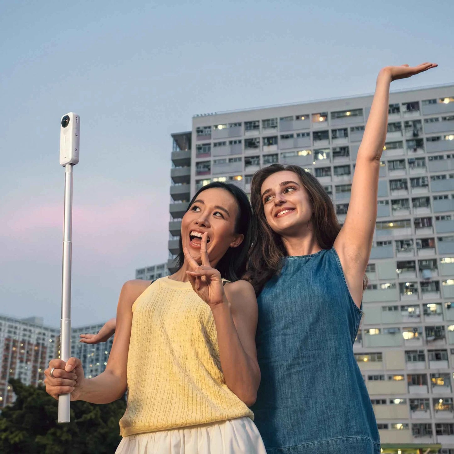 Insta360 Invisible Selfie Stick 114cm 100cm 85cm Extensible Monopod Grip For Insta 360 X5 X4 Air X3 Original Accessories