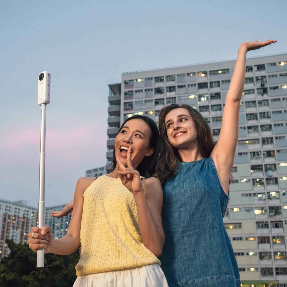 Insta360 Invisible Selfie Stick 114cm 100cm 85cm Extensible Monopod Grip For Insta 360 X5 X4 Air X3 Original Accessories