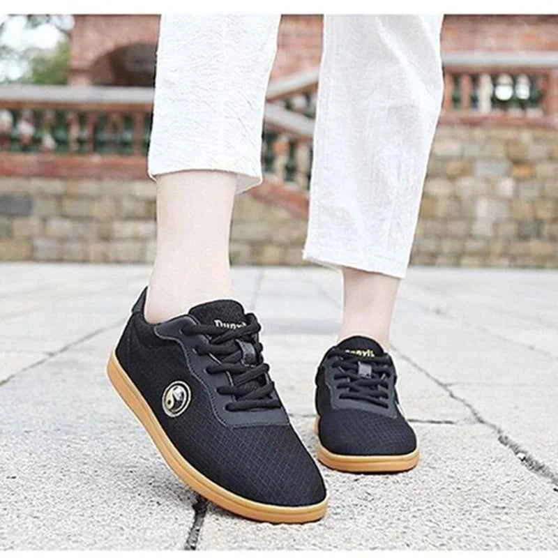 Martial Arts Shoes Unisex Adult Exercise Chinese Traditional Beijing Tai Chi Kung Fu Team Performance Match Men Women Sneakers