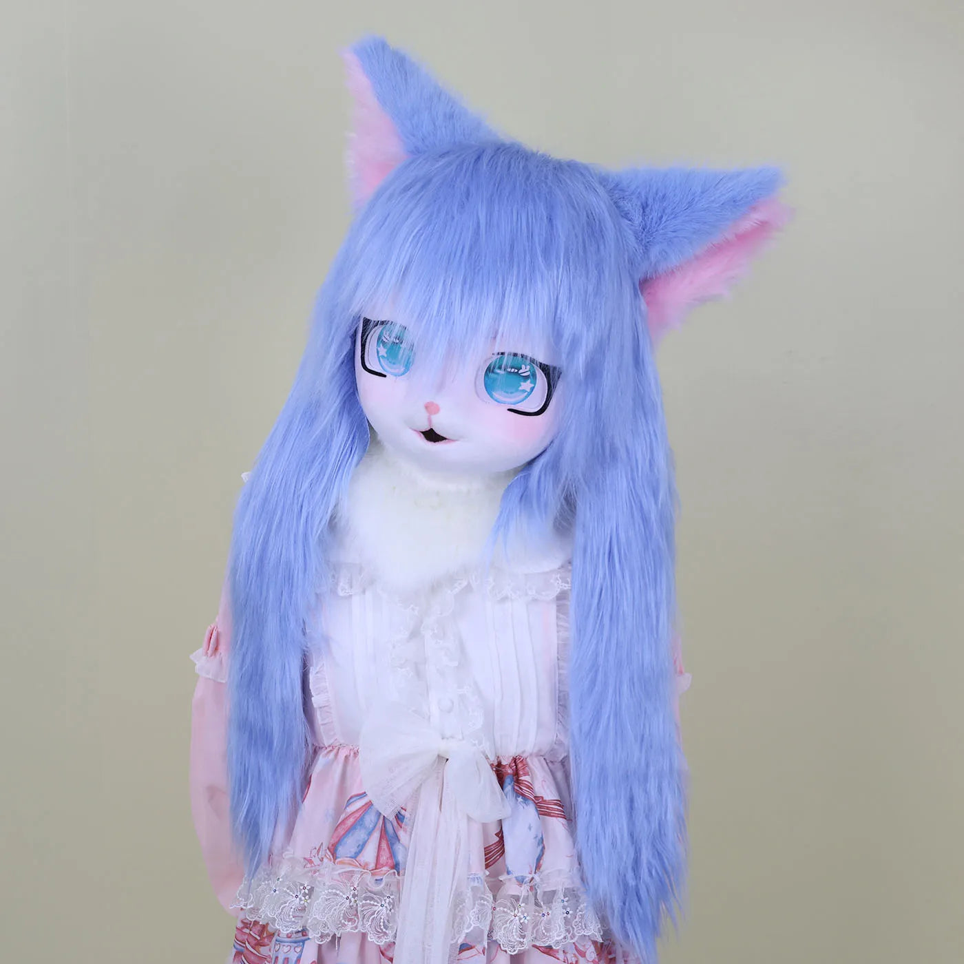Furry Kigurumi Animal Cosplay Mask - Polyester Costume Head
