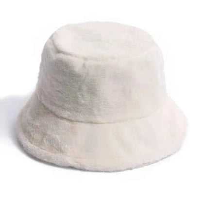 Winter Bucket Hat Women's Fashion Leopard Panama Warm Hats Female Vintage Faux Fur Fisherman Cap Hats For Women Dropshipping