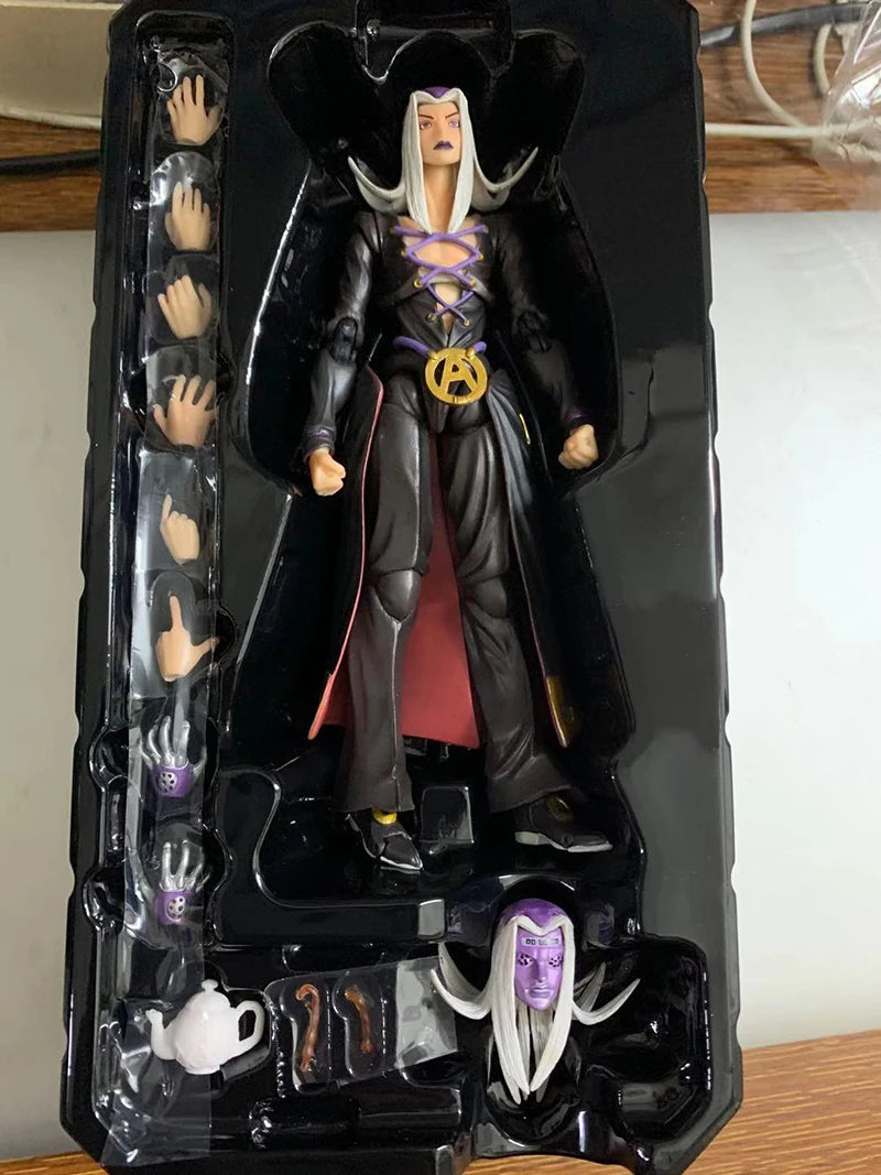 15cm Anime Jojo Bizarre Adventure Kujo Jotaro Dio Brando Diavolo Bruno Bucciarati Abbacchio Jolyne Cujoh Valentine Action Figure