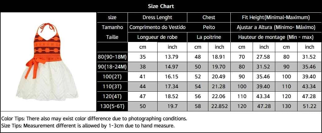 Disney New Moana Dress Costumes Kids Girl Cosplay Toddler Movie Ocean Adventure Infant Frock Halloween Party With Chick Clothes