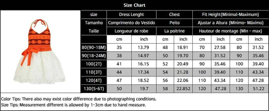 Disney New Moana Dress Costumes Kids Girl Cosplay Toddler Movie Ocean Adventure Infant Frock Halloween Party With Chick Clothes