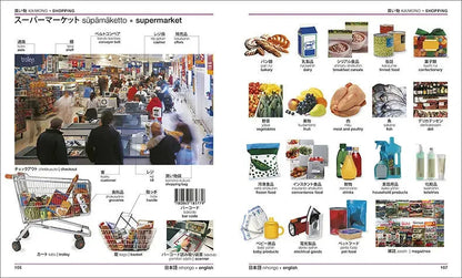 DK Textbook Japanese-English Bilingual Visual Graphic Dictionary English Learning Books English Edition reference book SS69
