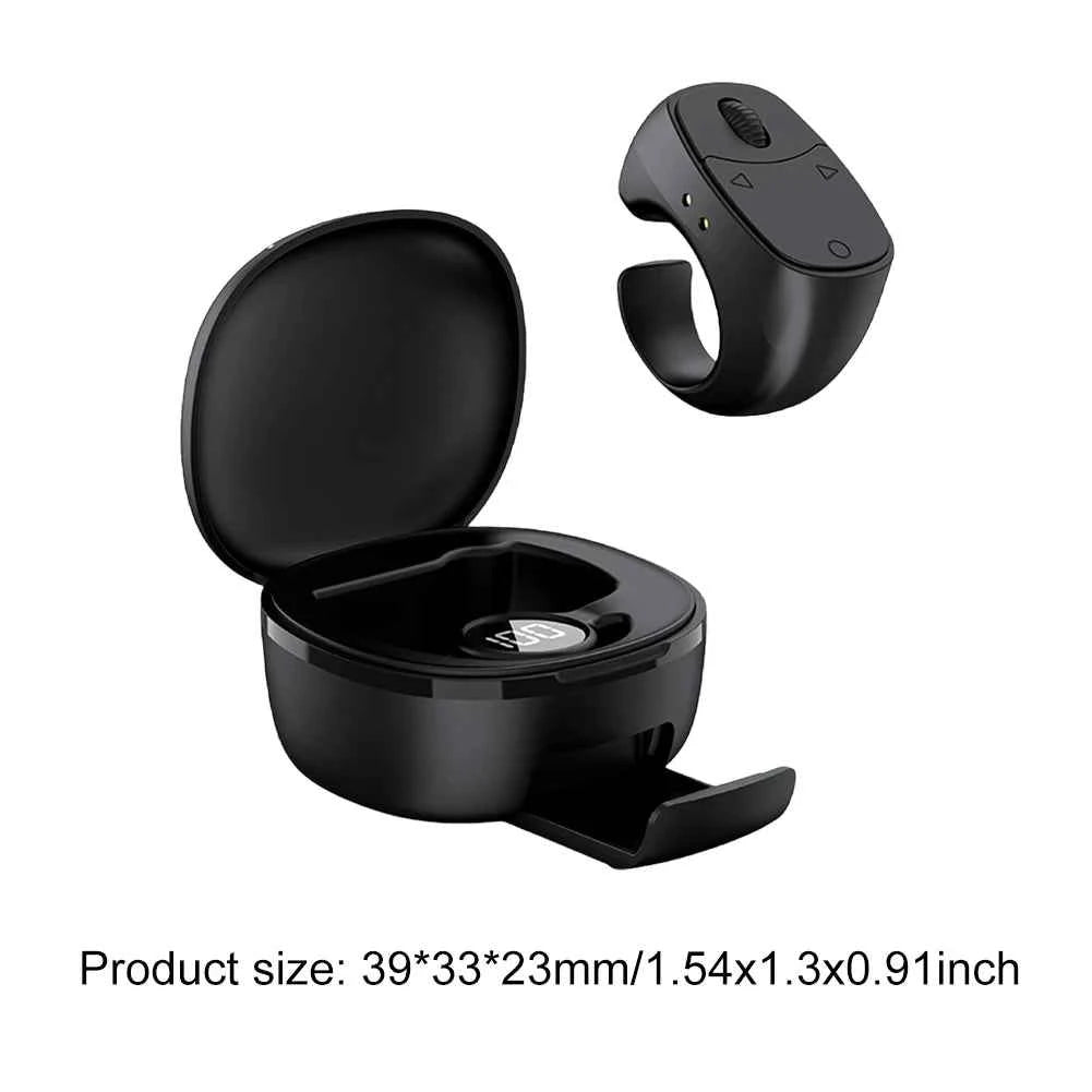 NEW Scrolling Ring Wireless Finger Shutter Remote Control Page Turner Phone Controller Camera Shutter Selfie Button For Tiktok