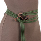 Viking Troll Cross Belt - Extra Long Synthetic Leather Rope