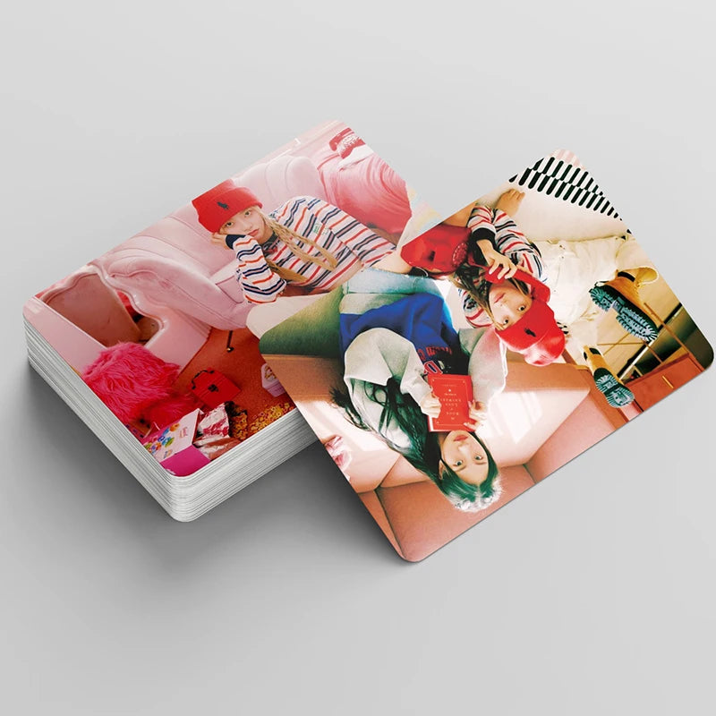 55pcs/set Kpop FIFTY FIFTY THE BEGINNING Lomo Cards Photo Cards Album Photocard High quality Photo album CardsPhoto Fans Gift SS69