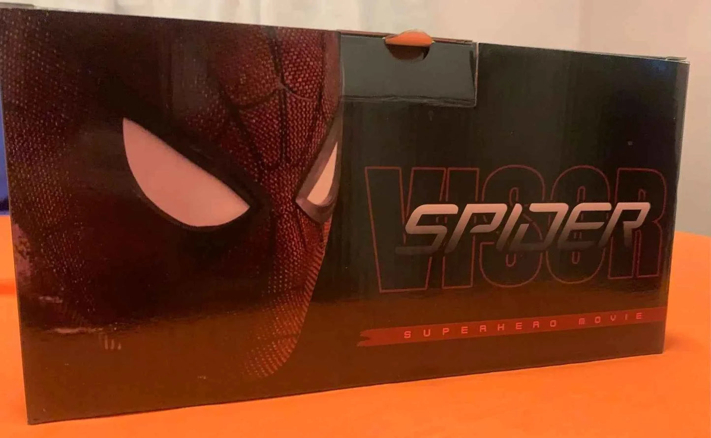 SpiderMan Superhero Launcher Spiderman mask Halloween Cosplay Spider-Man Launcher Suction Cup Ejection Christmas Birthday Gift