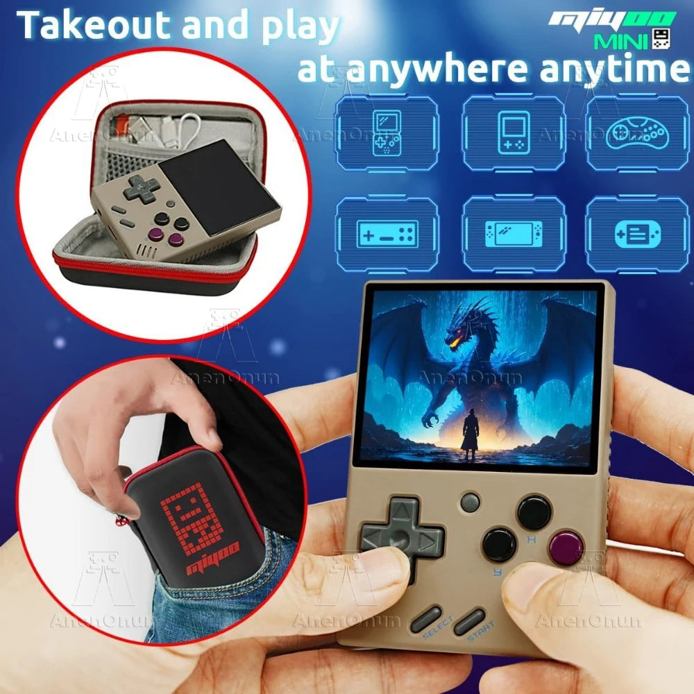 Miyoo Mini V4 2.8-inch Handheld Game Players 18000 Games 15 Emulator Portable Video Gaming Console Kids Retro Mini Game Machine SS69