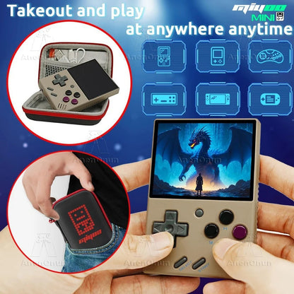Miyoo Mini V4 2.8-inch Handheld Game Players 18000 Games 15 Emulator Portable Video Gaming Console Kids Retro Mini Game Machine SS69