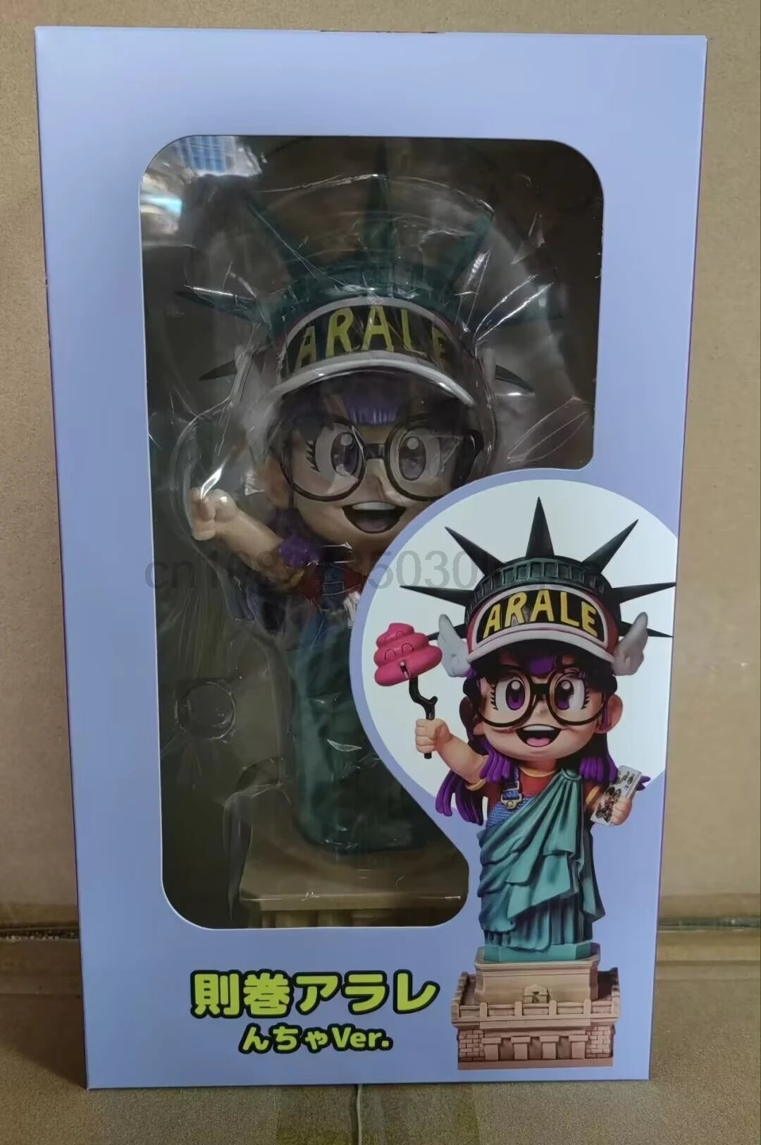 Anime Dr. Slump Figure Arale Cos Statue Of Liberty Action Figure Collection Model Toys Joint Movable Cool Doll Birthday Present SS69 35.69 with box