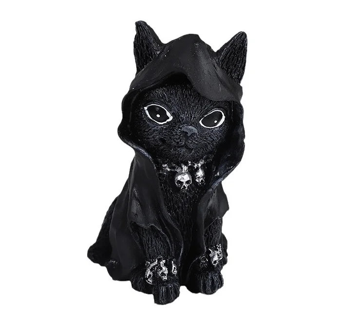 1pc Halloween Magic Black Dragon Snake Griffin Unicorn Mysterious Witches Statue Home Decor Figurine Christmas Desk Ornaments