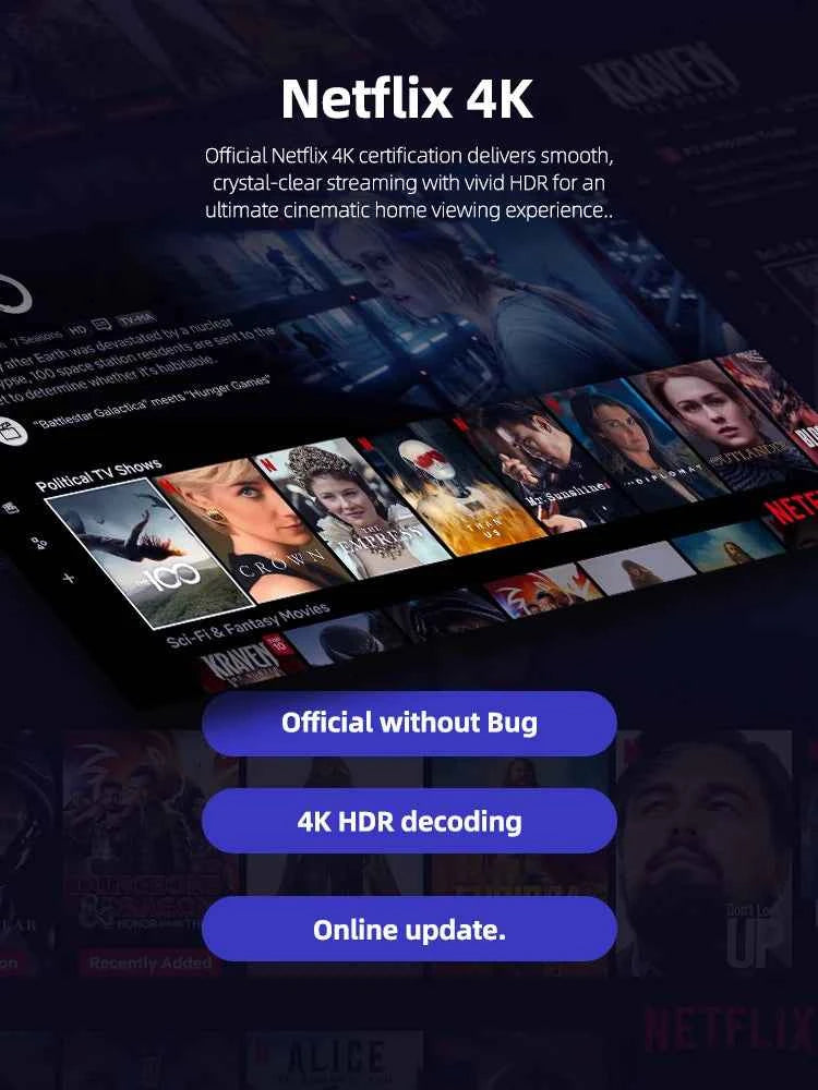 MECOOL MEon1 Netflix Certified TV Box S905X5M Android 14 Google TV 2GB 32GB 1000M WiFi6 Dolby Vision Atmos 4K AV1 Smart TV Box