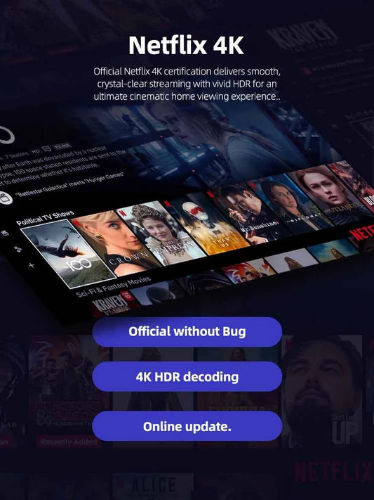 MECOOL MEon1 Netflix Certified TV Box S905X5M Android 14 Google TV 2GB 32GB 1000M WiFi6 Dolby Vision Atmos 4K AV1 Smart TV Box