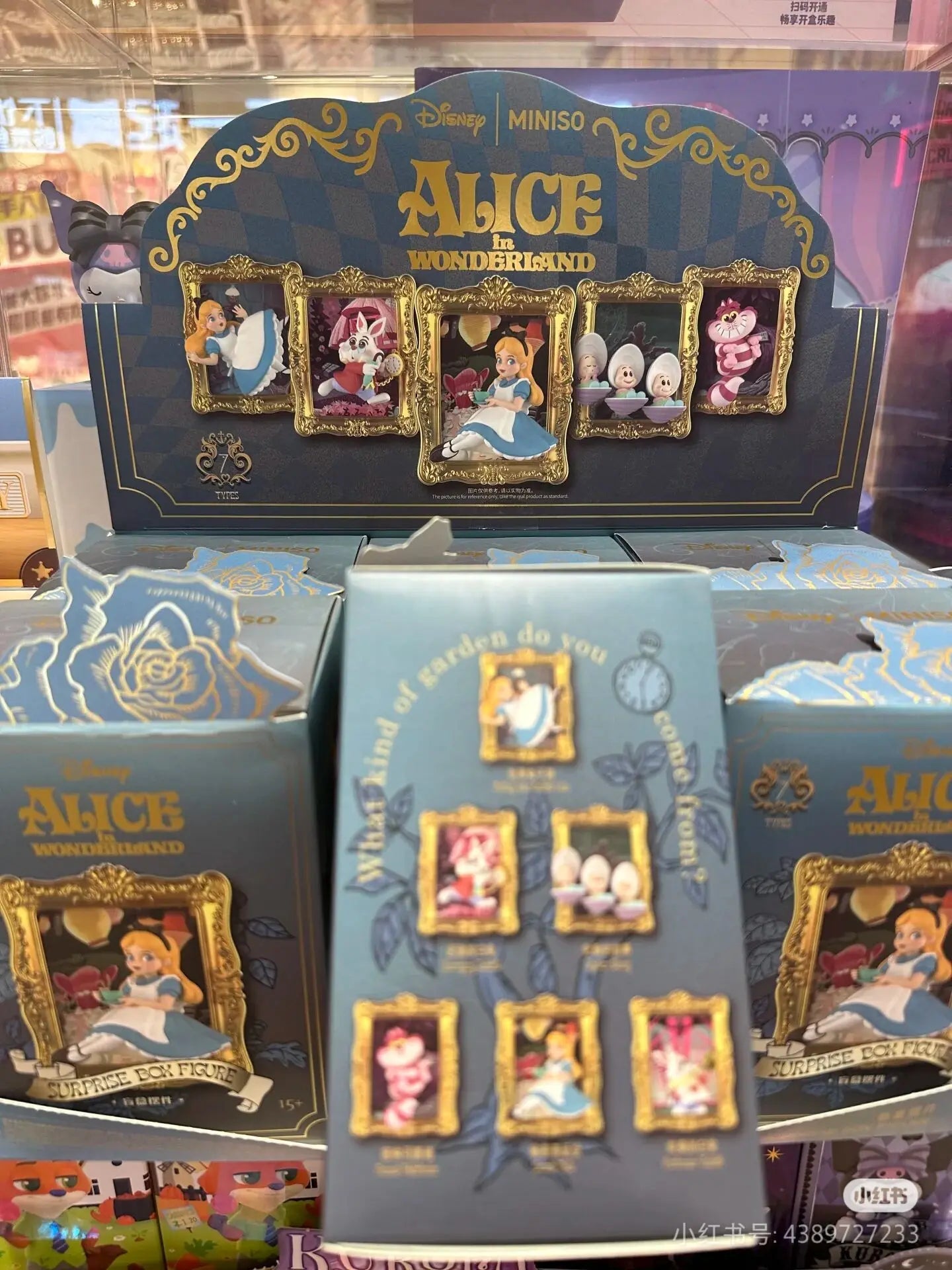 Original Disney Alice In Wonderland Blind Box Art Gallery Series Trendy Collectible Desktop Ornament Model Birthday Gift SS69