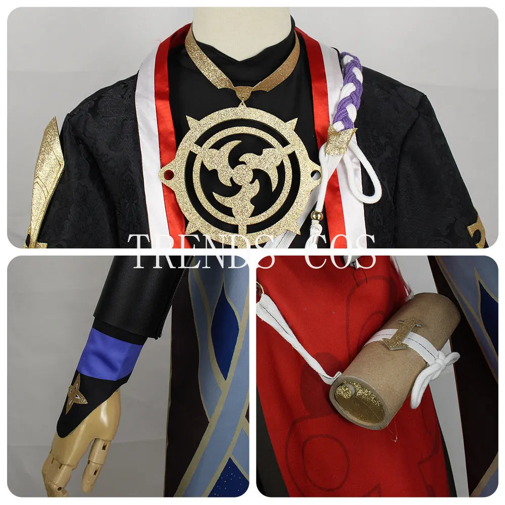 Genshin Impact Scaramouche Cosplay Costume Full Set