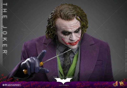 HOTTOYS HT DX32 1/6 Collectible Glue Hair Joker Action Figure Comics Dark Black Villain Delicate 12" Full Set Soldier Model