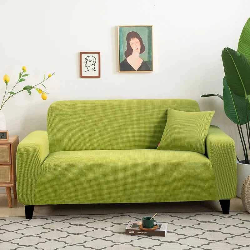 Sofa Cover Elastic For Living Room Home Jacquard Stretch  Slipcovers  Corner Couch Covers 1/2/3/4 Seater L Shape Free Shopping