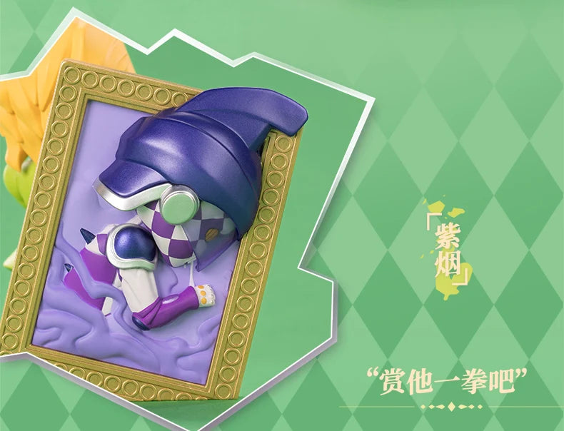 POP MART GONG JOJO's Bizarre Adventure Golden Wind Series Blind Box Mystery Box Toys Ornaments Figurines Desktop Model Dolls