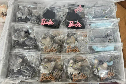 Handmade Kitty Cat Taba Squishy Silicone Fuzzy Kitten Soft Cat Mushy Squeeze Toy Mochi Toy Hand Relax Stress Release Gift Toy SS69