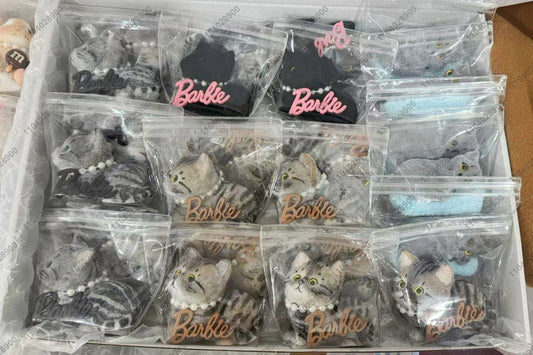 Handmade Kitty Cat Taba Squishy Silicone Fuzzy Kitten Soft Cat Mushy Squeeze Toy Mochi Toy Hand Relax Stress Release Gift Toy SS69