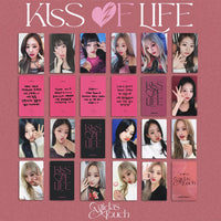 4Pcs/Set KPOP KISS OF LIFE Photocards Midas Touch Album Postcard JULIE NATTY BELLE HANEUL Double-Sided Lomo Cards KIOF Fans Gift SS69