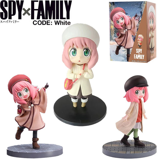 SPY×FAMILY CODE: White Figure Anime Cute Kawaii Figure Toy Doll Car Desk Decoration For Children Adults Fans Girl Birthday Gifts SS69